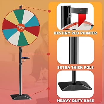 Amazon.com: Heavy Duty Prize Wheel, 24 Inch Dual Use Prize